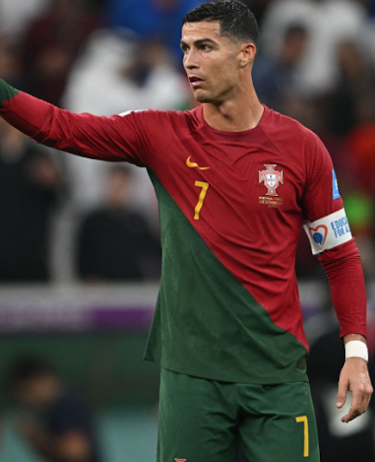 Ronaldo in Portugal at Euro 2022 Match against Switzerland